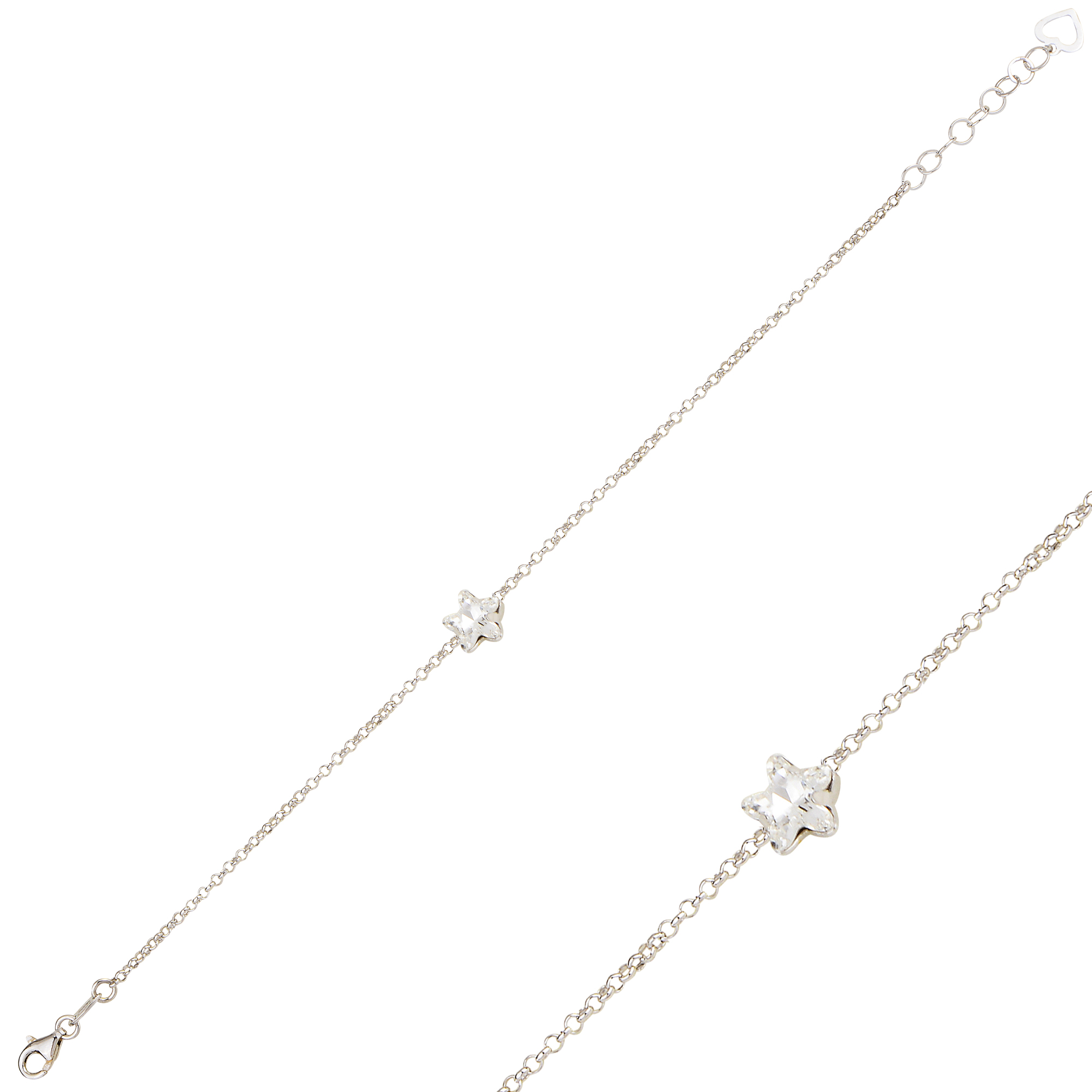 SWAROVSKI STONE STAR BRACELET